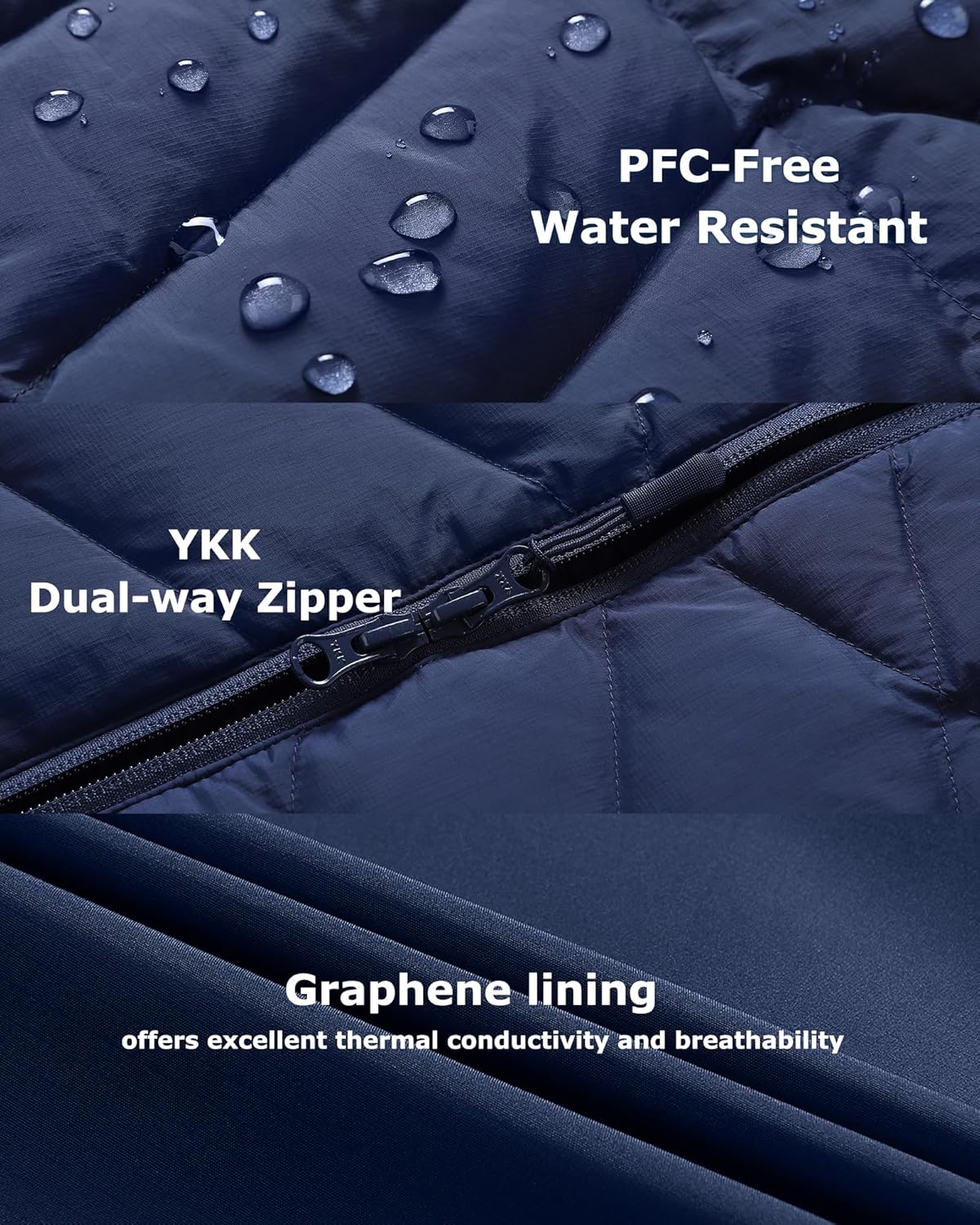 Venustas Women's Long Heated Down Jacket with Battery, 90% Duck Down Quilted Heated Puffer Jacket for Outdoor Camping Skiing - Image 5