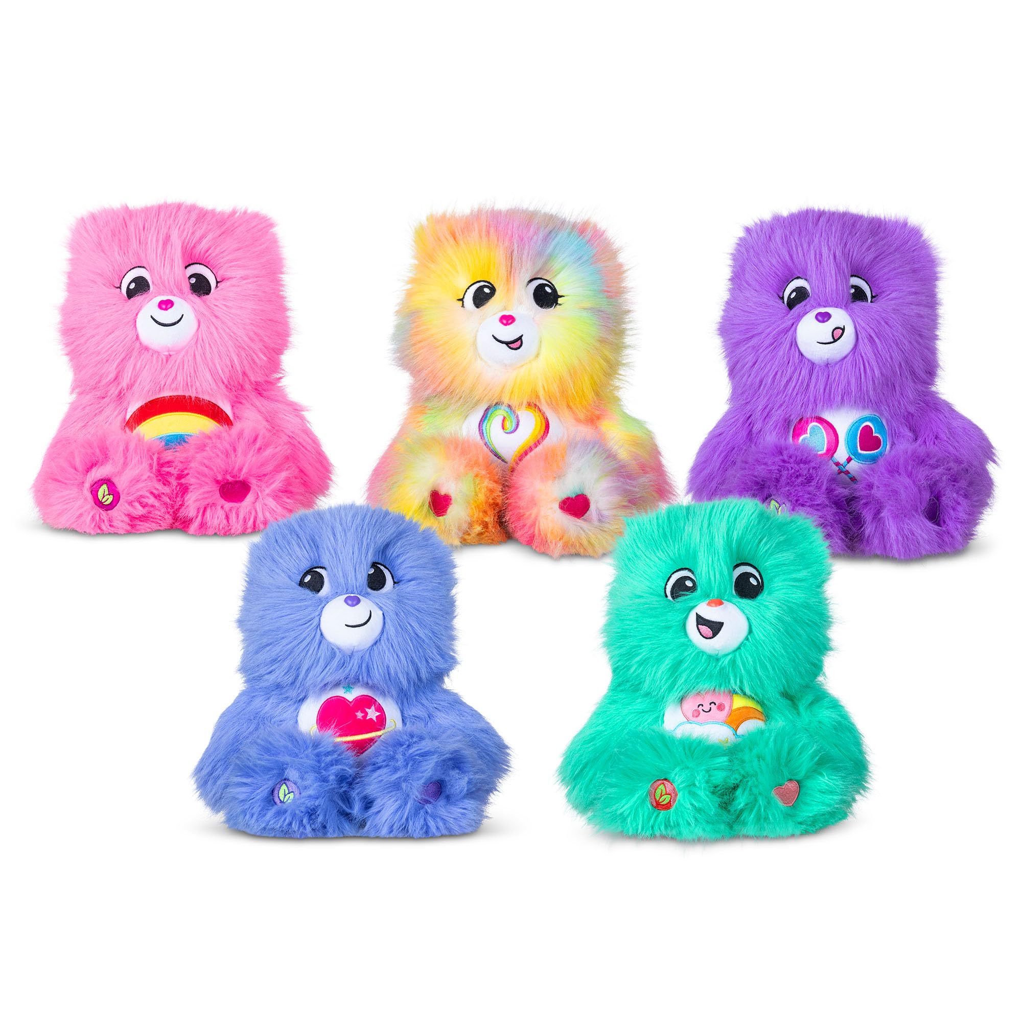 Basic Fun Care Bears 35cm Medium Plush – Super Fuzzies Blind Assortment – Surprise Soft Toy with Ultra-Fuzzy Finish – Eco-Friendly Gift for Kids & Collectors