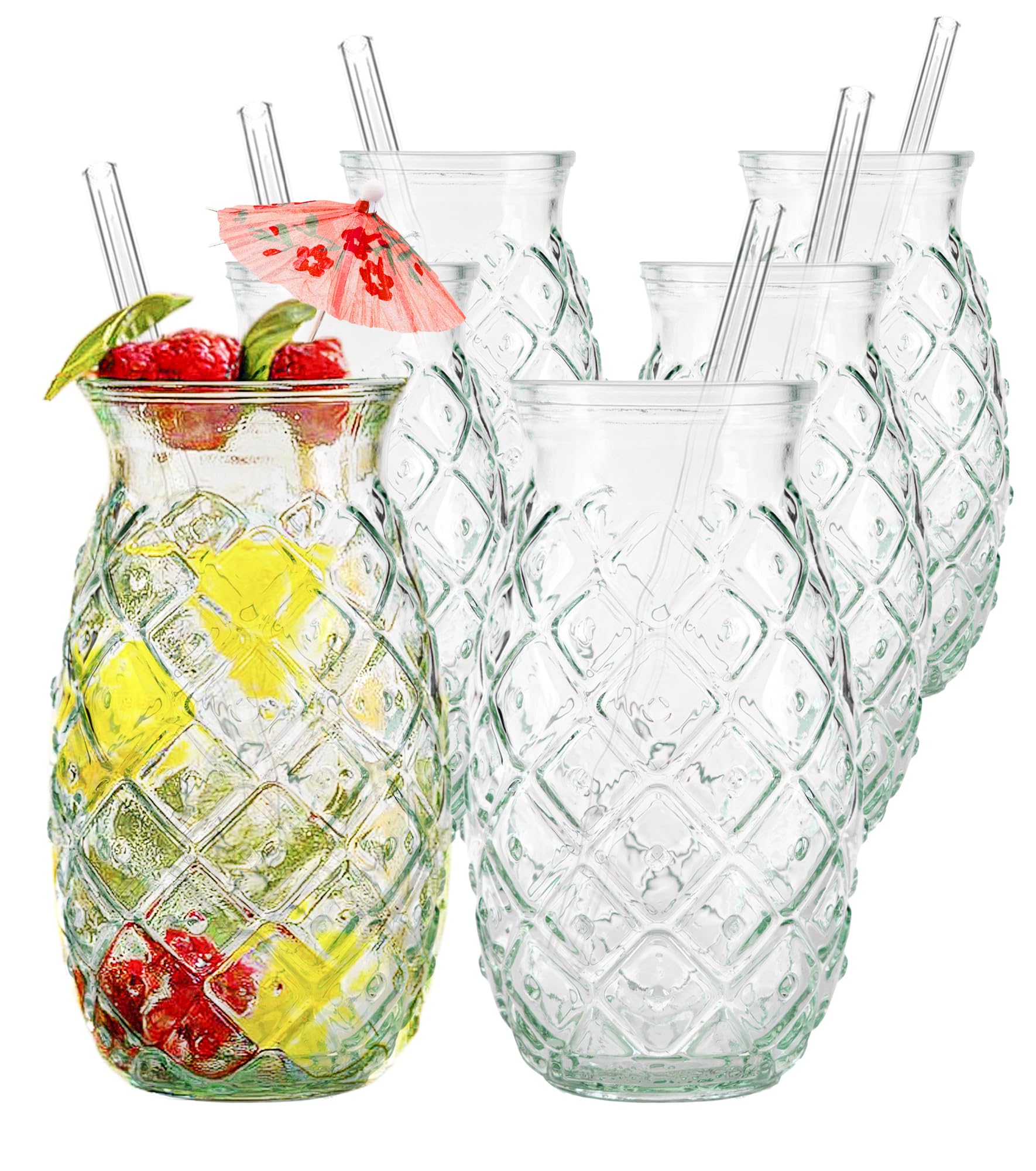 6Stücke Transparente Glas Rührstäbchen Für Getr Produktbild-Vorschau 9