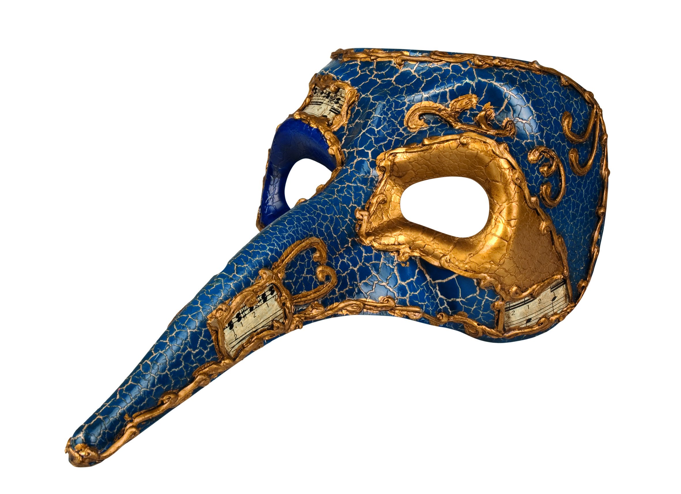 Boland 28274 Venezia Nose Mask Assorted Colours, Unique