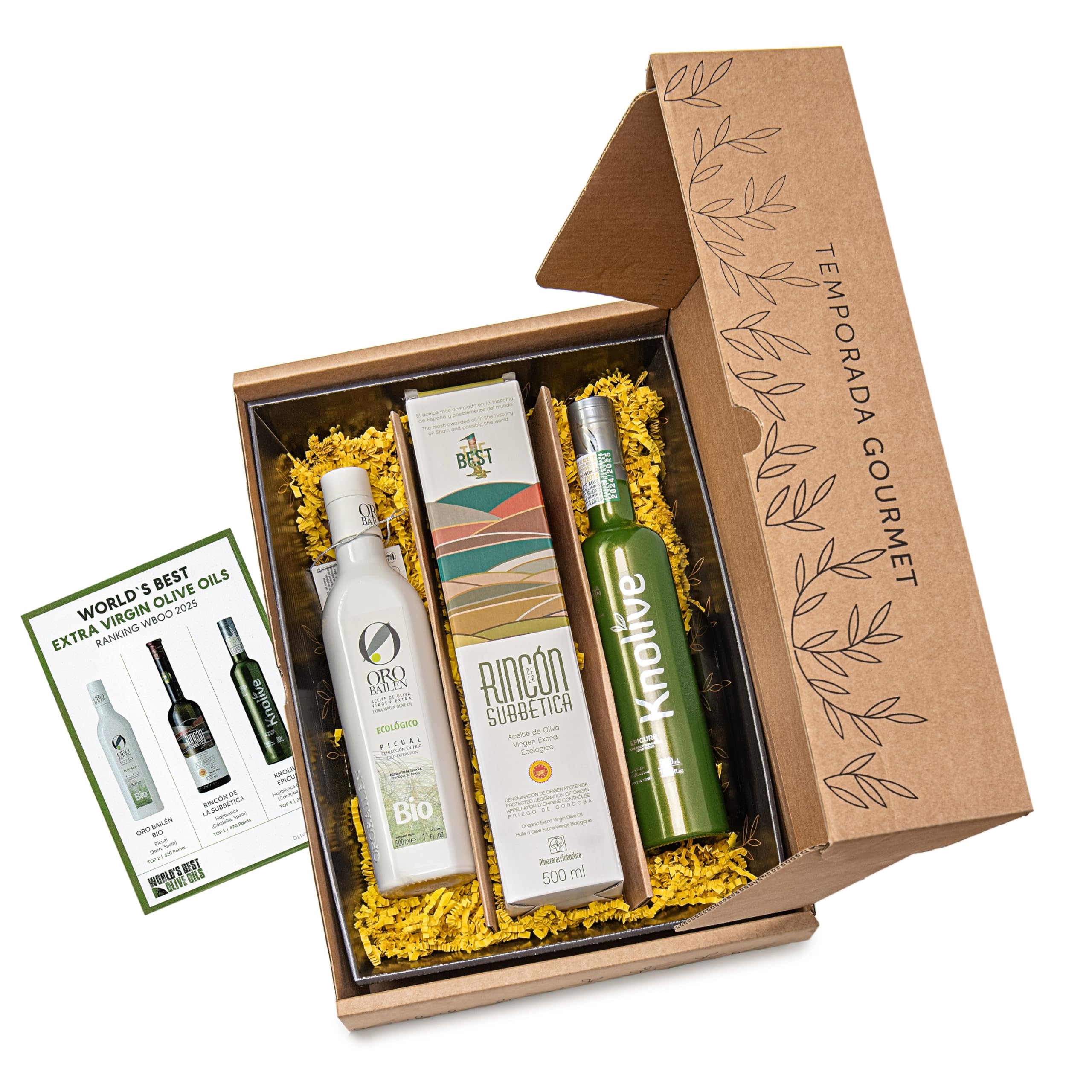 World's Best Olive Oils Ranking WBOO 2025 - Gift box 3x500 ml