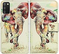 Vista 14 de Funda para Galaxy A03S, Samsung A03s, magníficos colores circulares Mandala Funda de cuero con tapa para teléfono con ranura para tarjeta Soporte