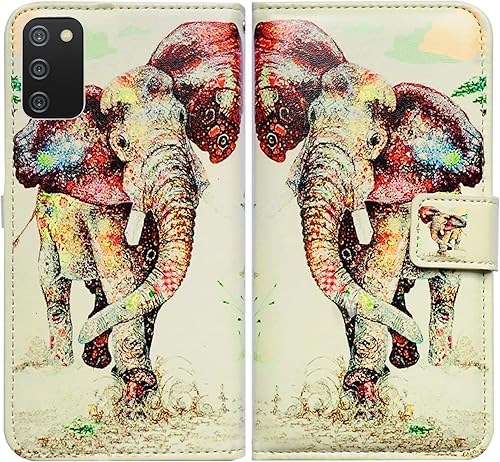 Miniatura 14 de Funda para Galaxy A03S, Samsung A03s, magníficos colores circulares Mandala Funda de cuero con tapa para teléfono con ranura para tarjeta Soporte