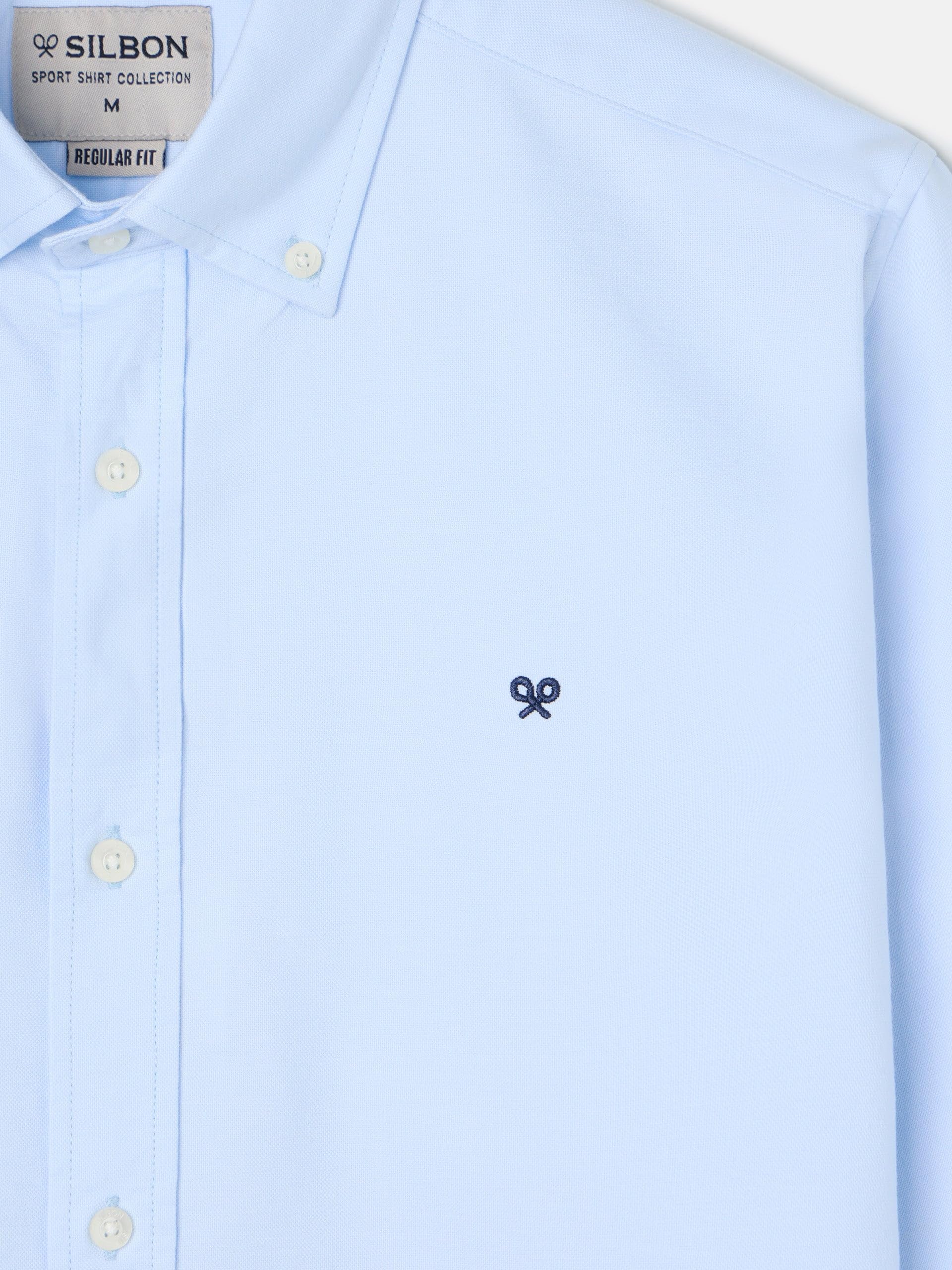 SILBON Camisa Sport Oxford Regular Fit para Hombre