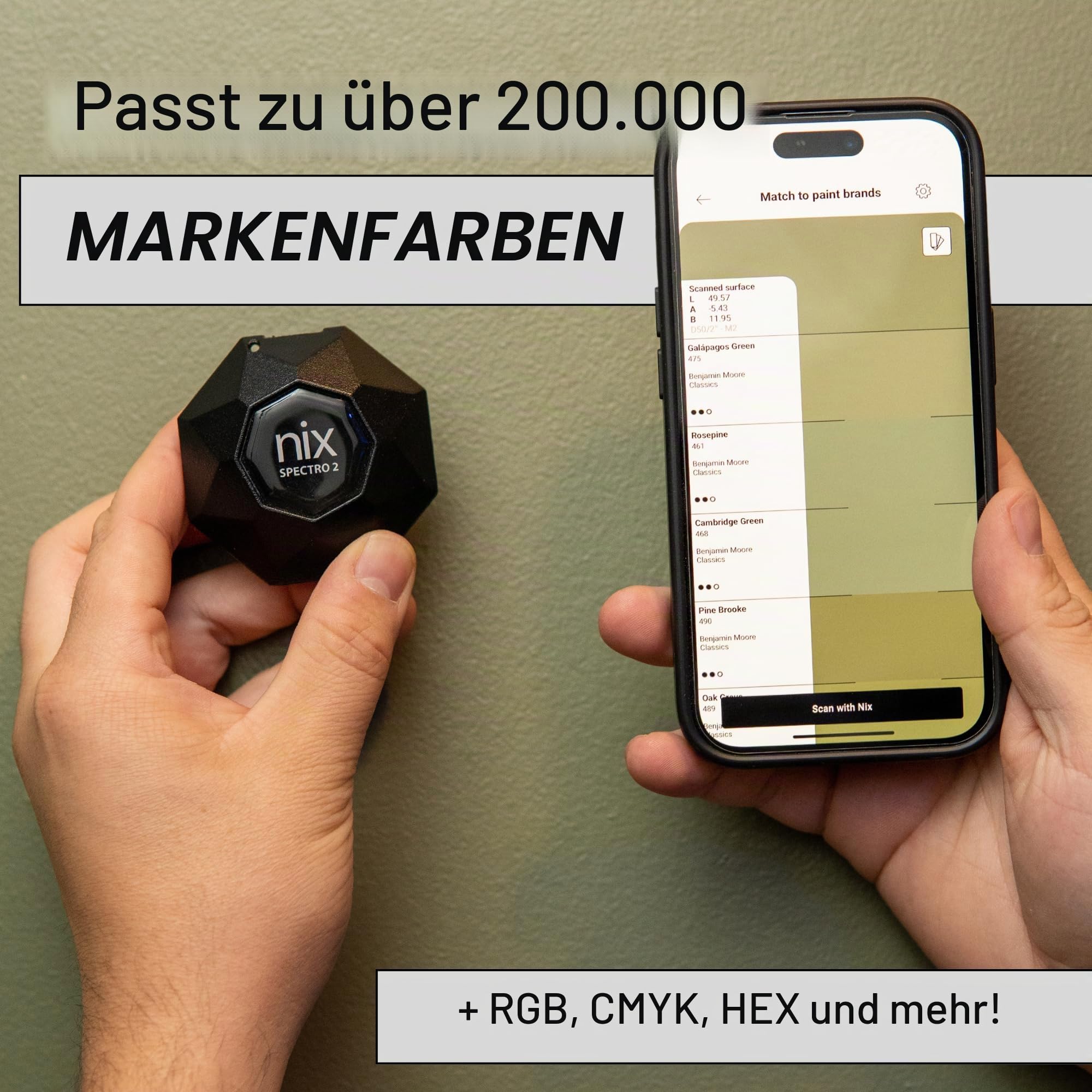 Nix Spectro 2 Spektralphotometer Tragbare Farbmessung für Druck Verpackung Farbe Beschichtungen