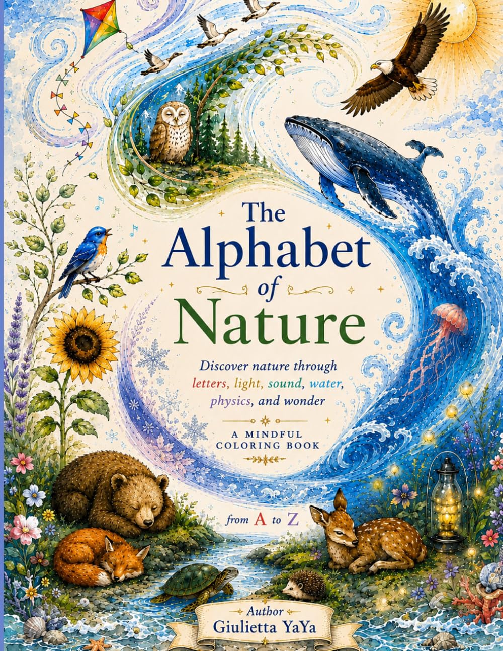 The Alphabet of Nature: coloring book