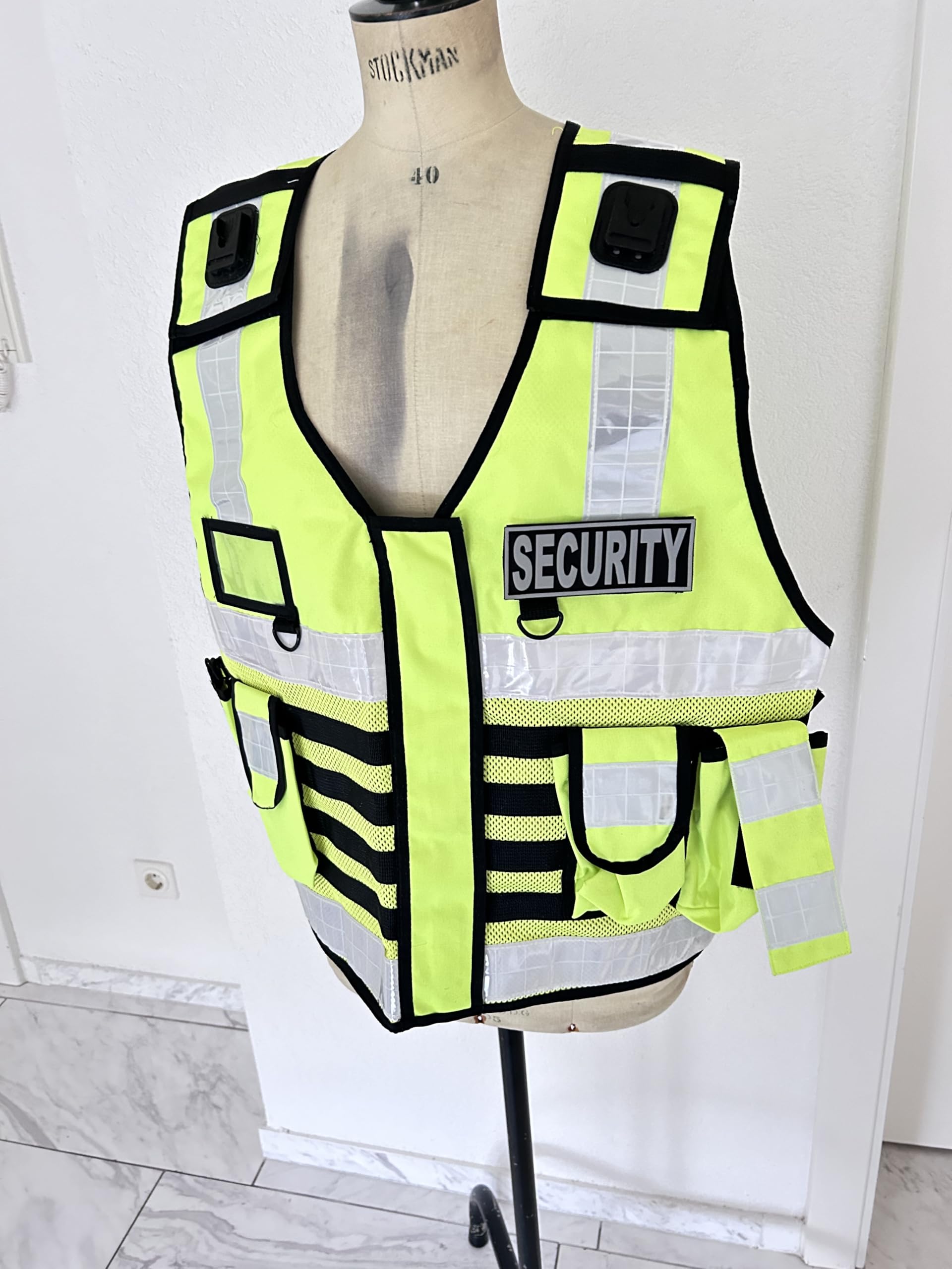 Sicherheitsweste Security Reflektorweste 304 Gelb& Security