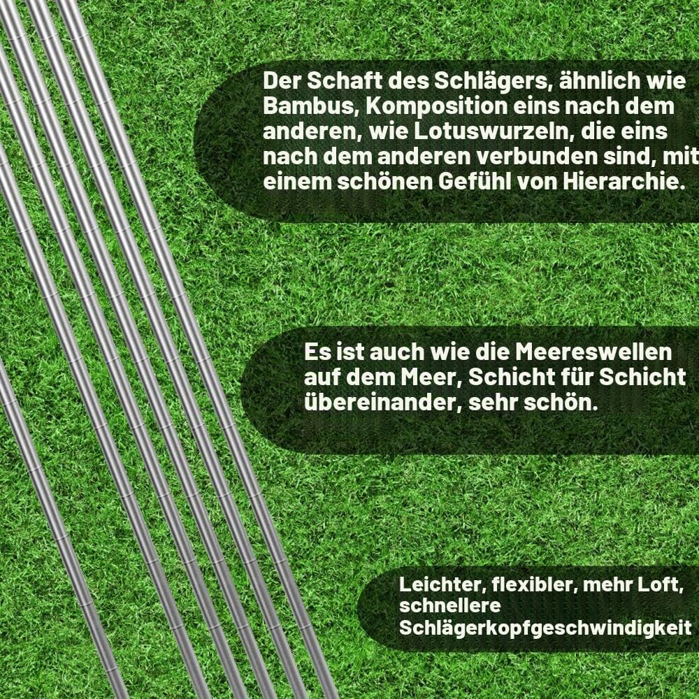 LEAGY Zeitloser klassischer Golf-Putter, 88,9 cm Länge, Putt Putt Style Zwei-Wege-Kopf und Premium-Gummigriff für Männer und Frauen für Rechts- oder Linkshänder