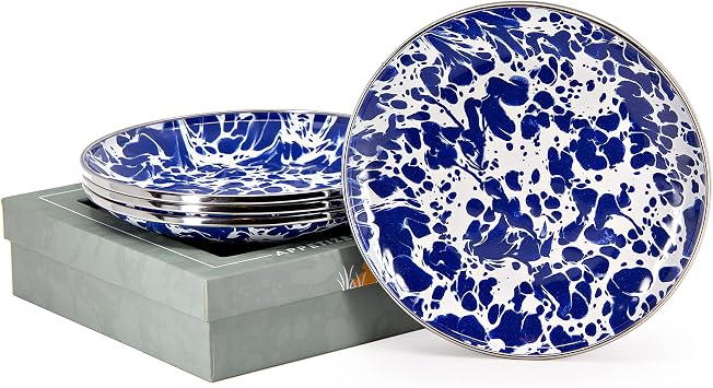 Golden Rabbit Enamelware Appetizer Plate - Thumbnail 2