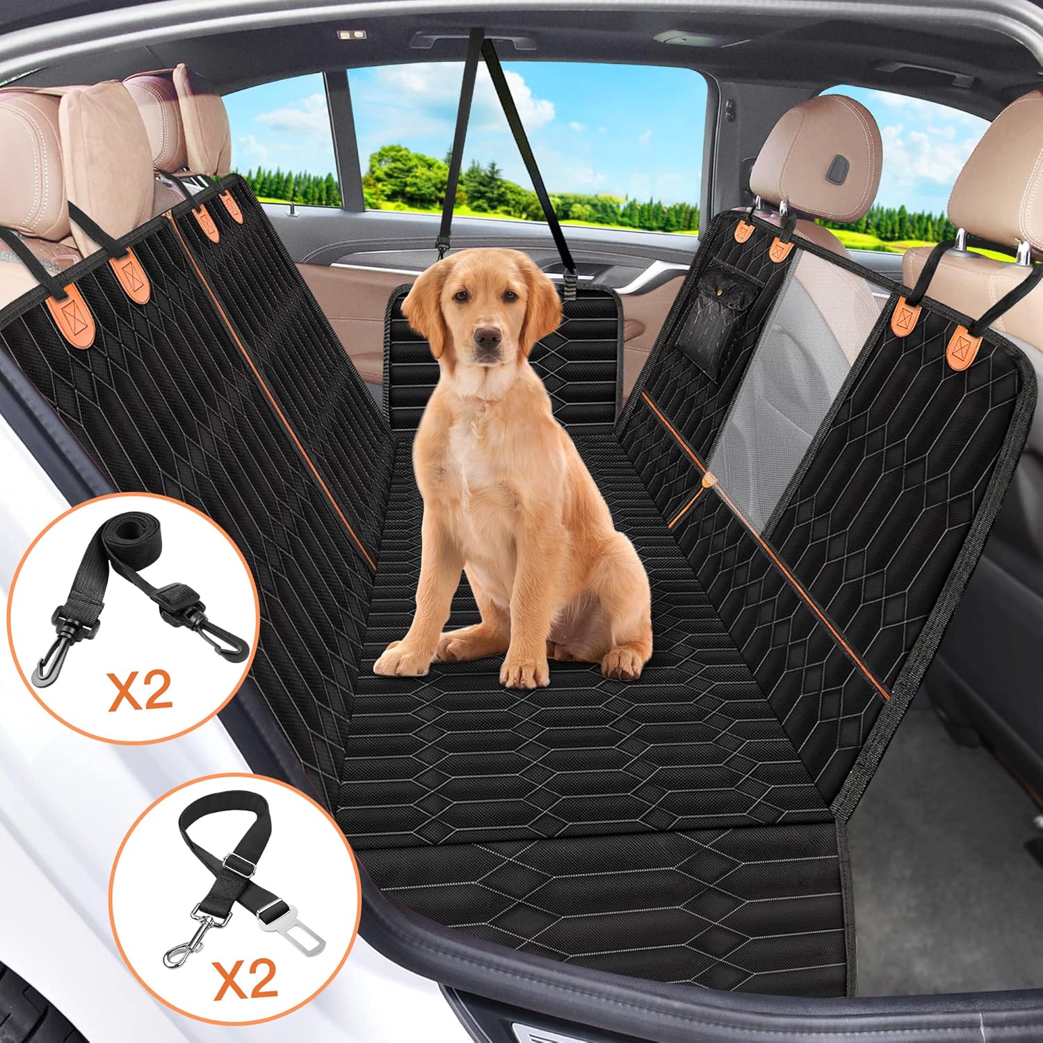 heavy duty dog car seat protector