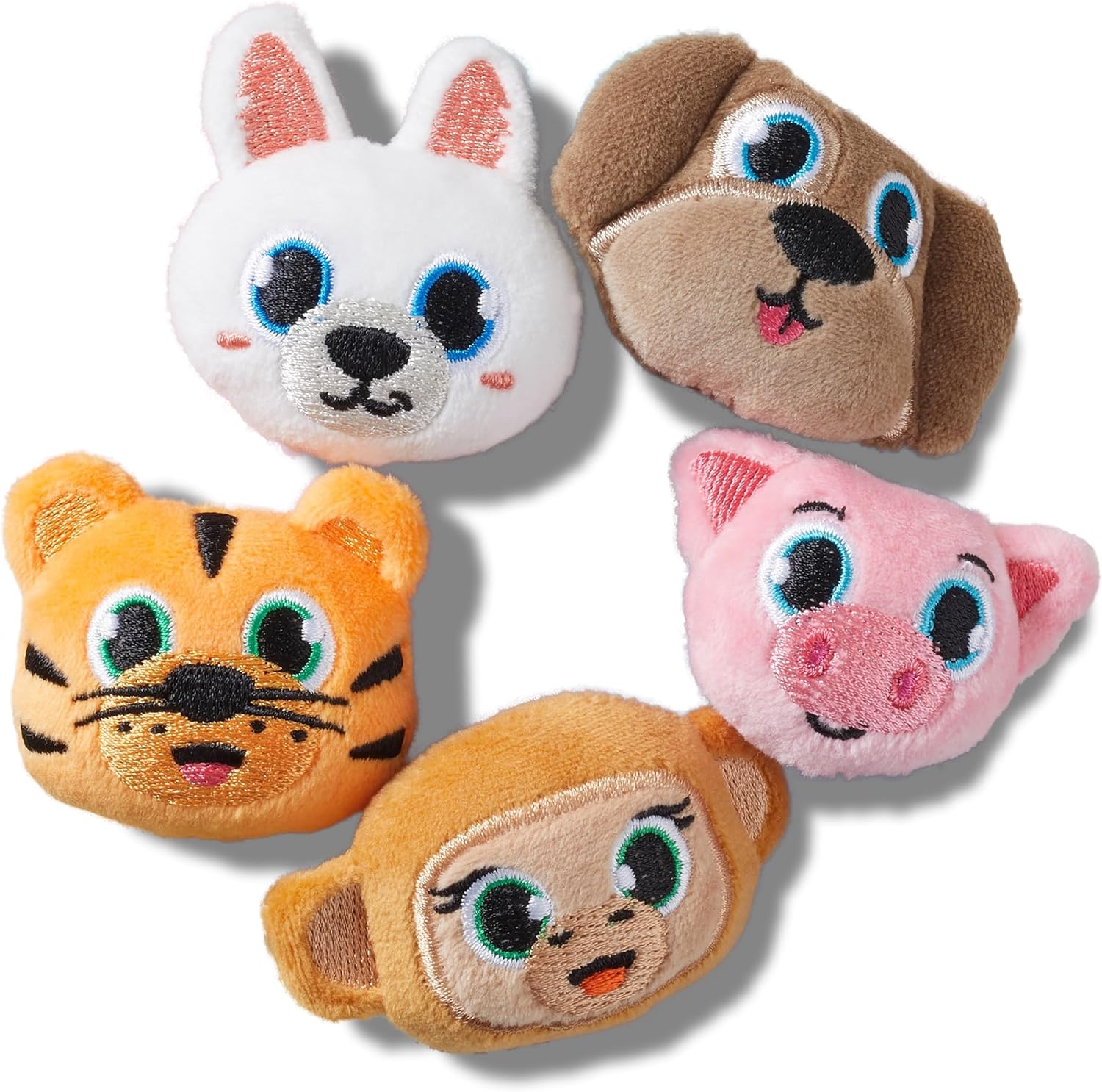 Crocs Unisex Jibbitz Shoe Charms Multi-Packs Kids & Toddlers Collection Fuzzy Animal One Size