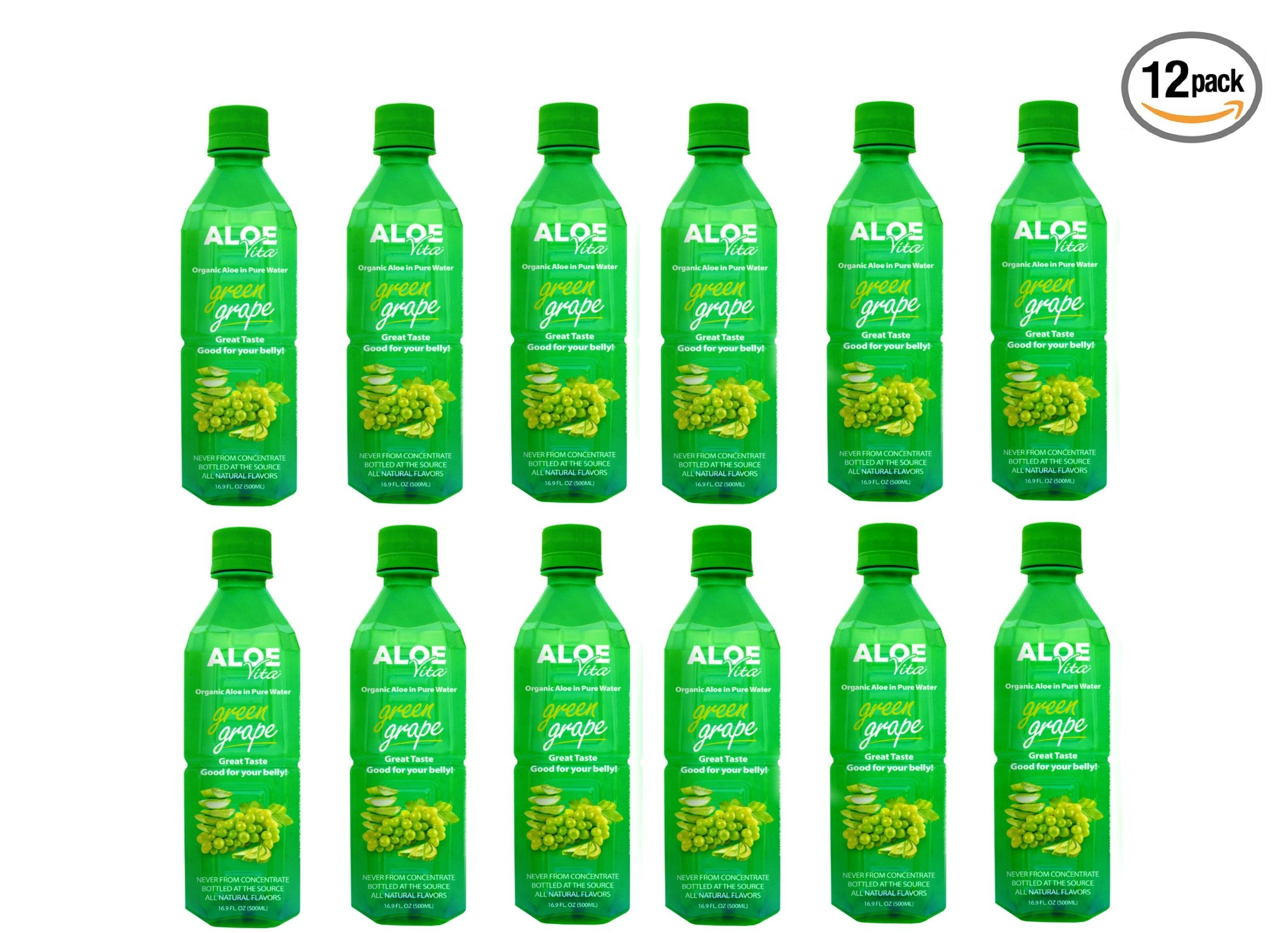 Aloevita Organic Aloe Vera In Pure Water Green Grape Green | Desertcart  Belize
