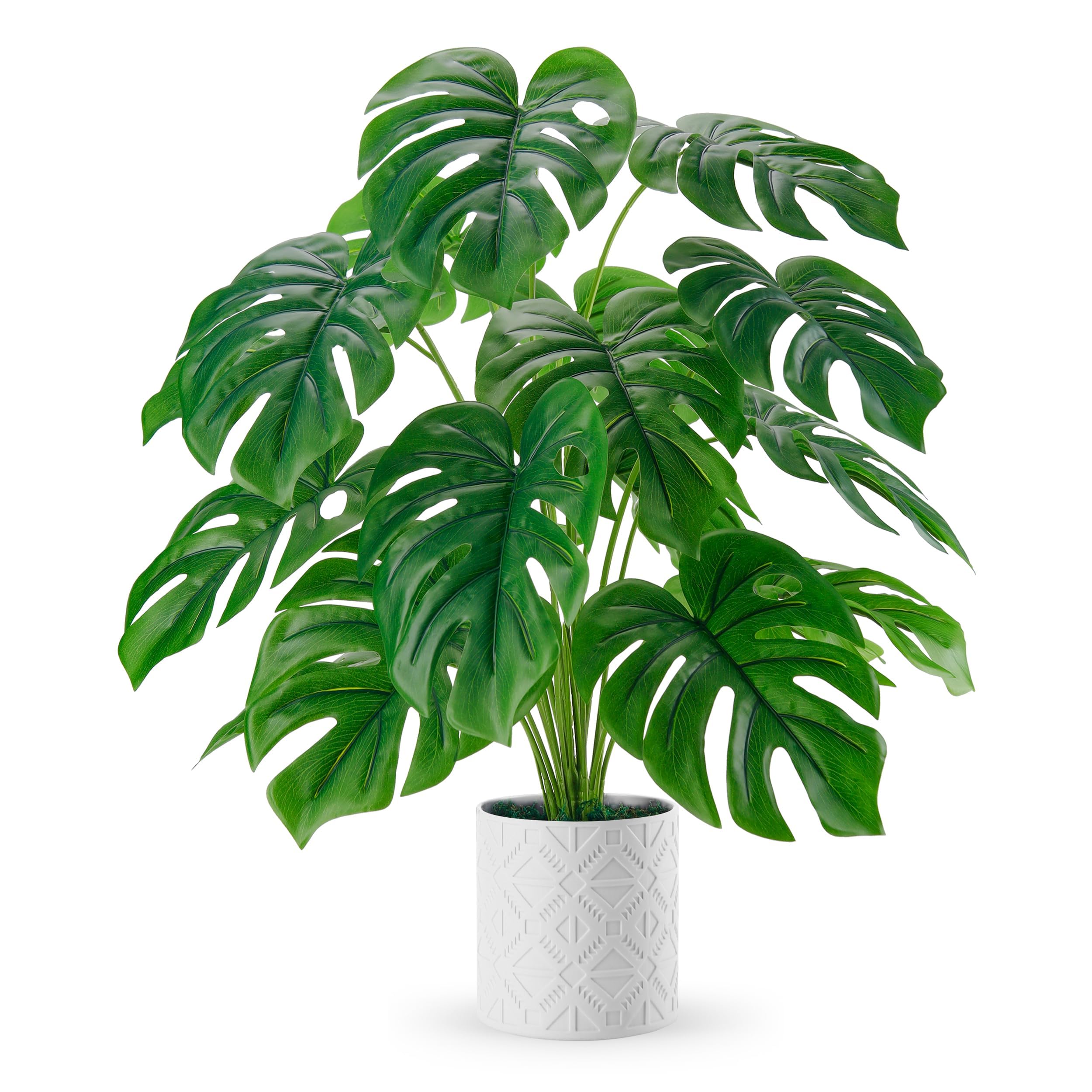 Der Rose Kunstpflanze Künstliche Pflanzen Wie Echt 71 cm Kunstpflanzen Groß Fake Plant für Boho Wohnzimmer Badezimmer Schlafzimmer Zimmer Balkon Deko