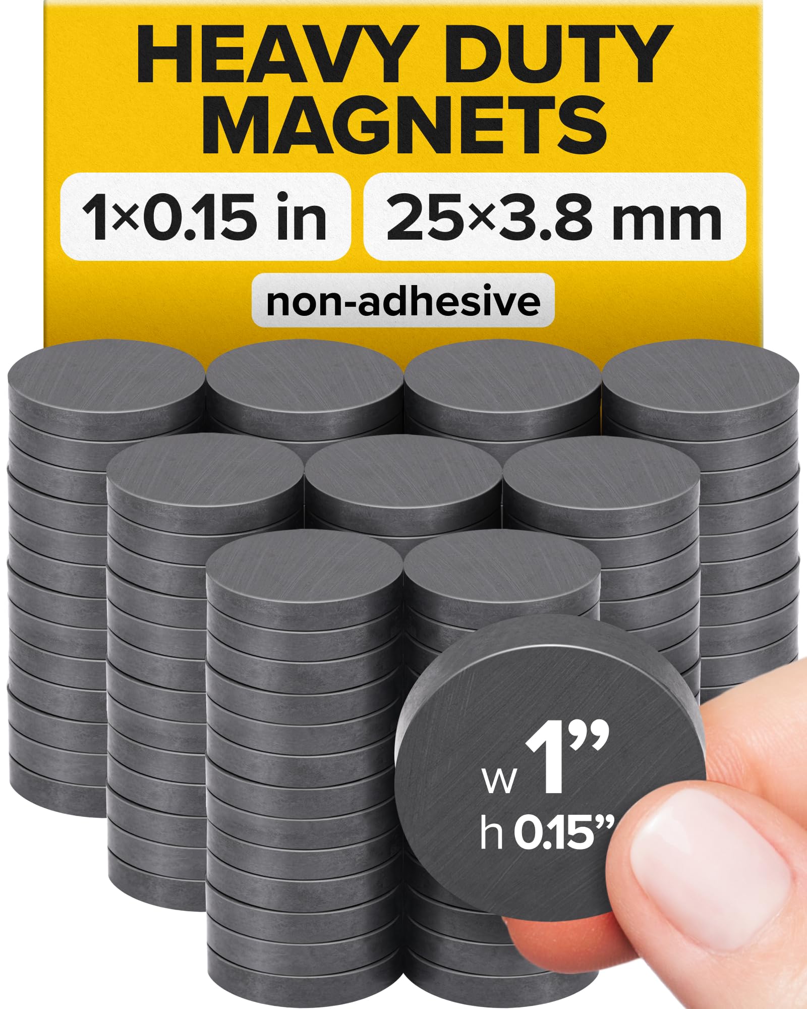 Strong Ceramic Ring Magnets, Countersunk Hole, 1.2x0.18 (30x4.5mm), 40 Pcs — Amazon image 11