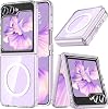 Ehr. Transparent Case with Magsafe Wireless Charging Feature with Samsung Galaxy Z Flip 6 Compatible Camera Protection Transparent, Samsung Galaxy Z Flip 6