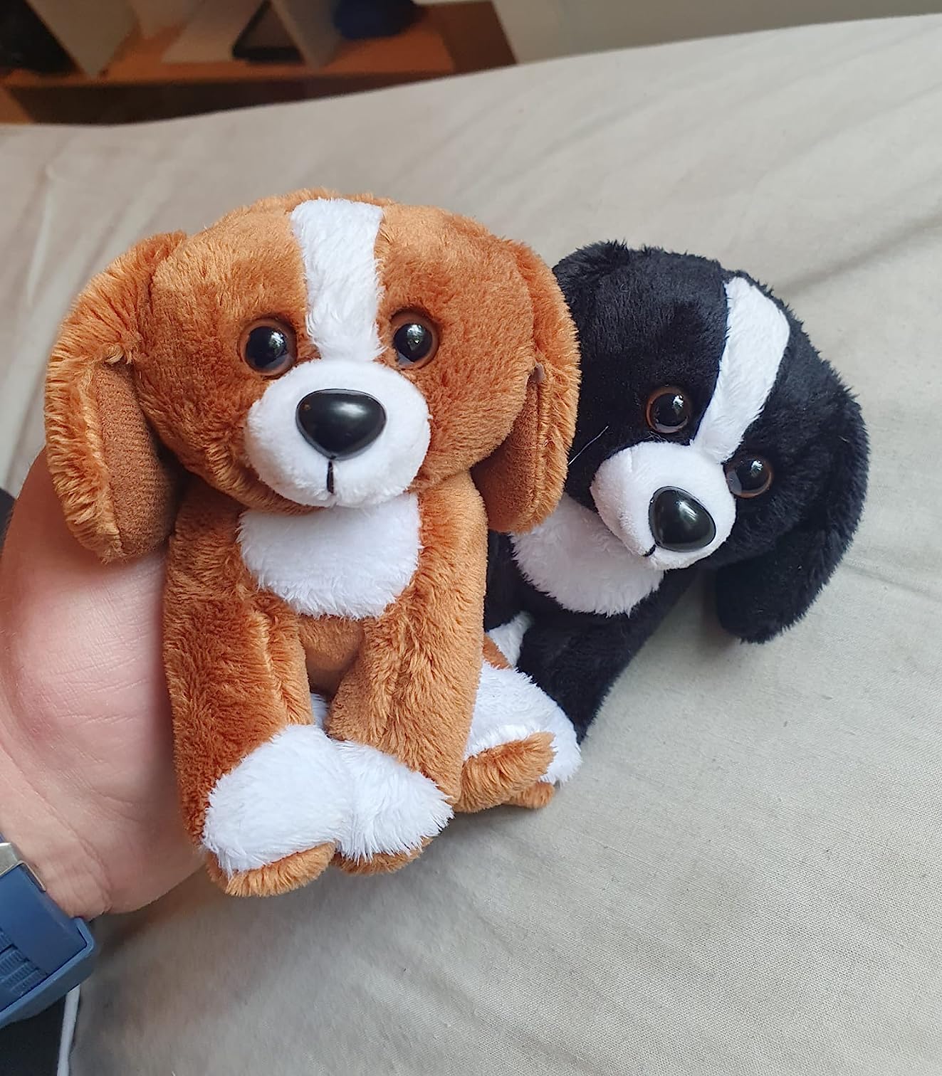 Simba&Kolala Bernese Dog Stuffed Animals with Babies Inside Belly Girls