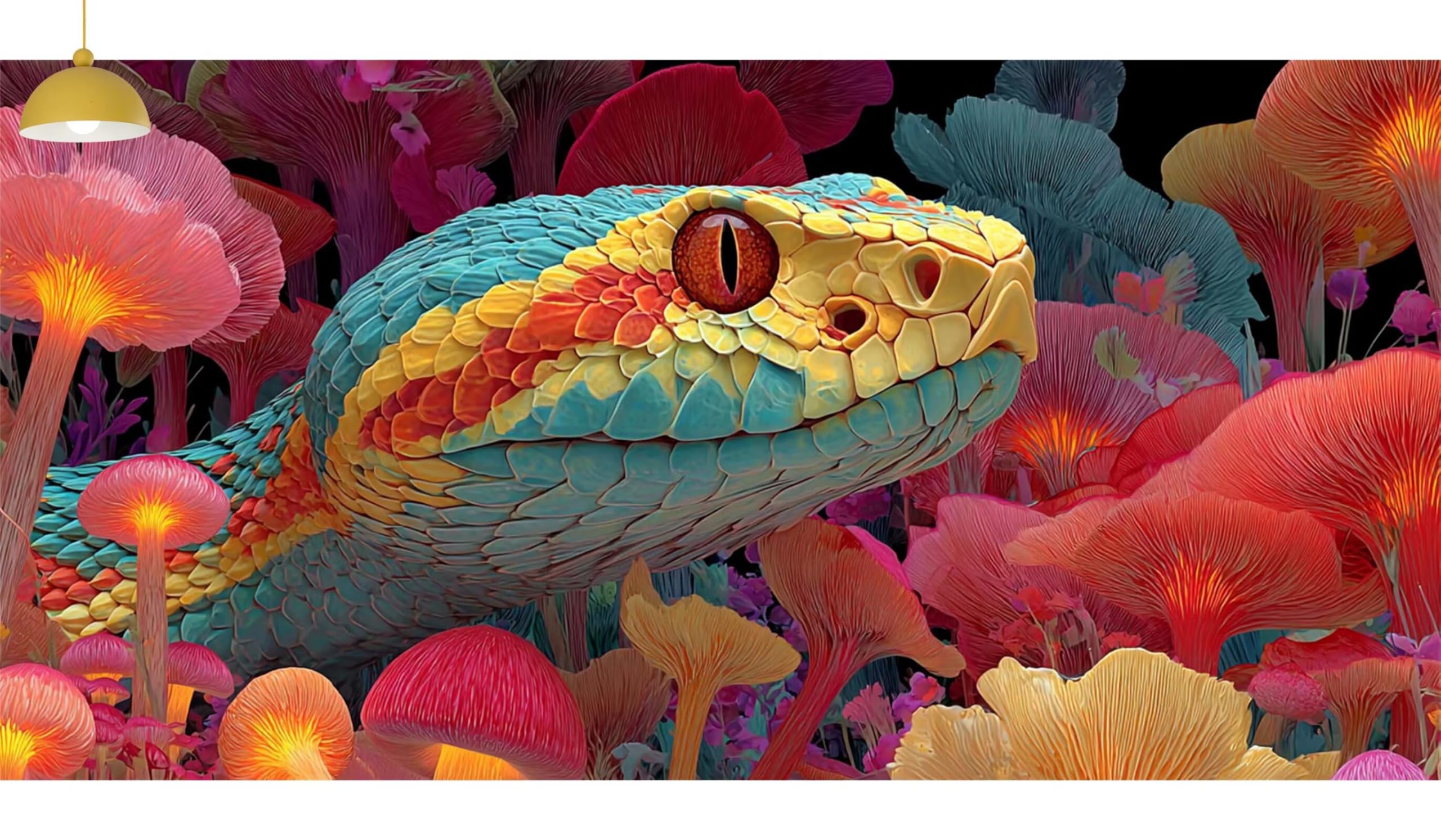 Snake Diamond Art Animal Diamond Painting Arts and Crafts for Adults,5D Diamont Painting Kits Adults Crysta Cross Stitch Crafts Pictures, DIY Zestaw do haftowania dla początkujących do dekoracji domu