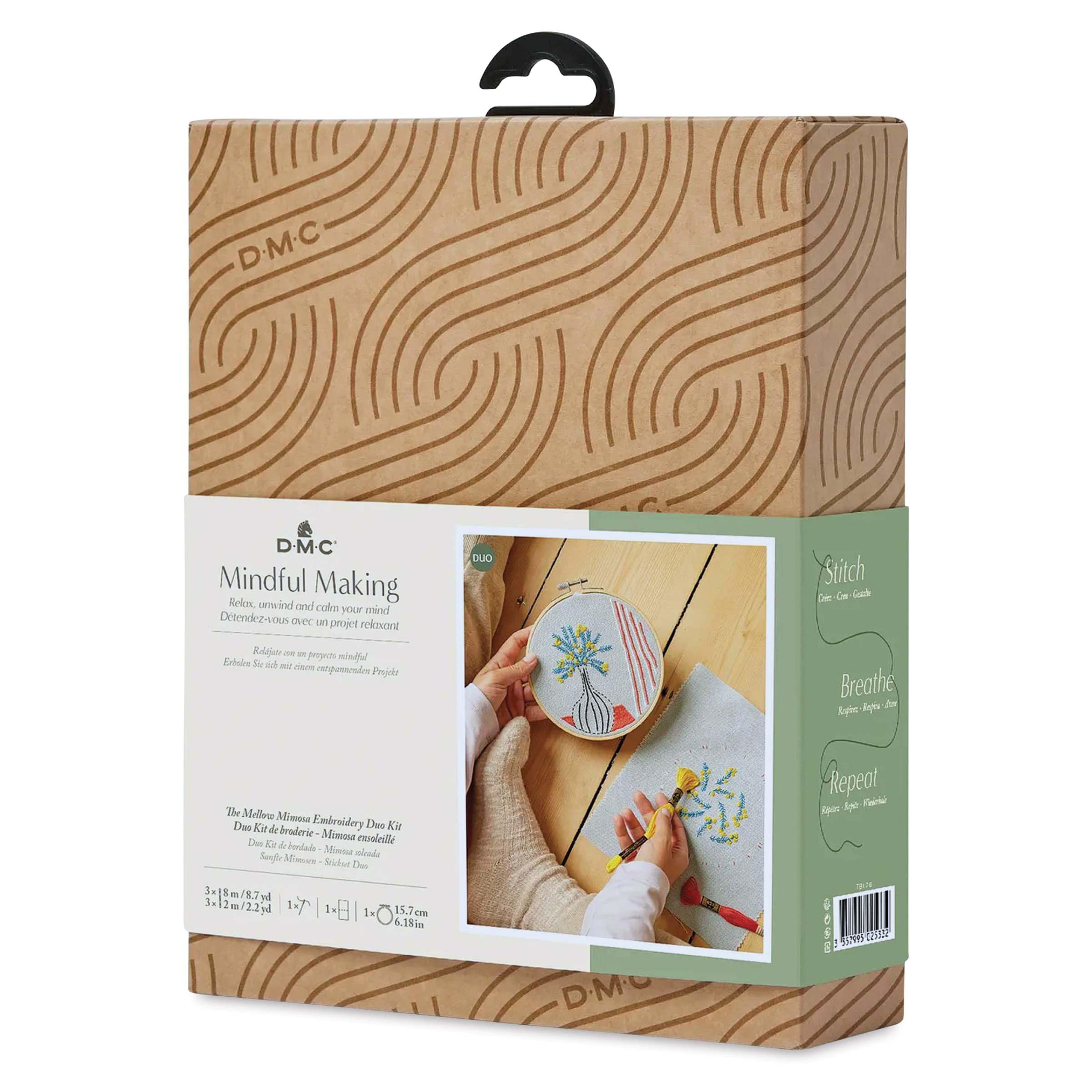 Dmc Multi Mindful Making Mellow Mimosa Embroidery Kit