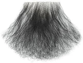 Fake Private Hair Handmade Biniki Temprature Fiber Adding Volume (Style4, Natural Black)