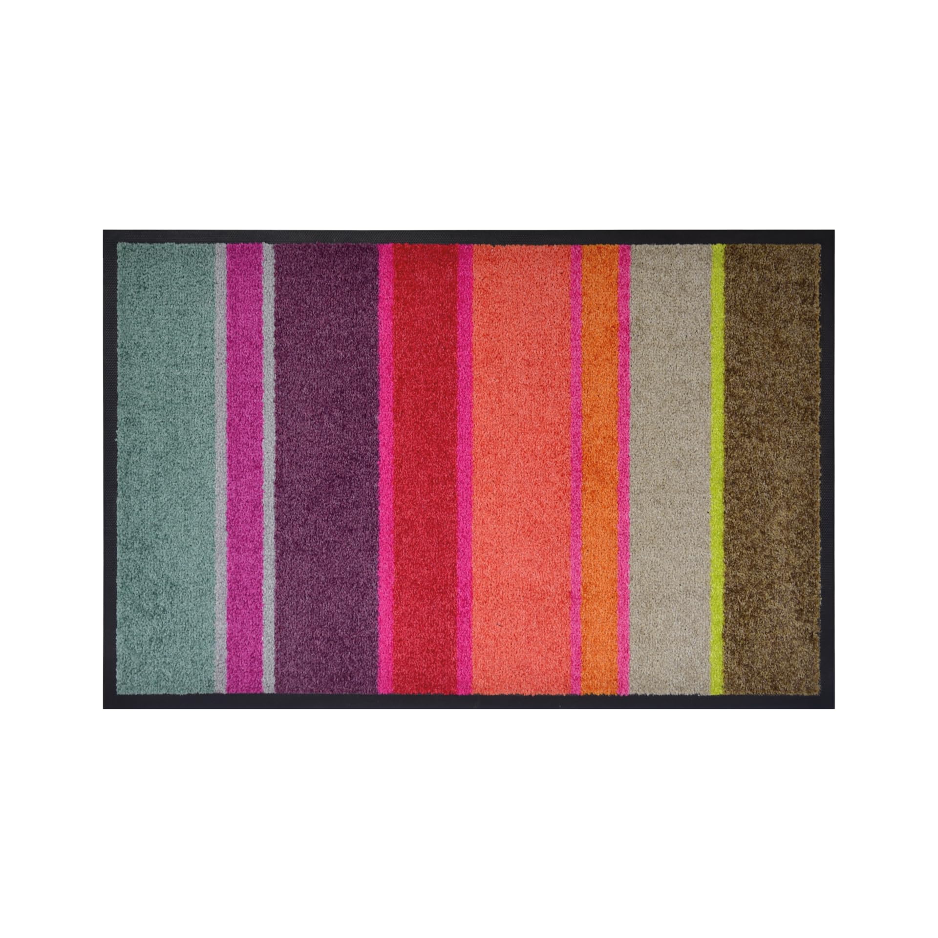 Zerbino Assorbente Arcobaleno 40x60 Cm - Antiscivolo Per Interni/Esterni, Lavabile In Lavatrice