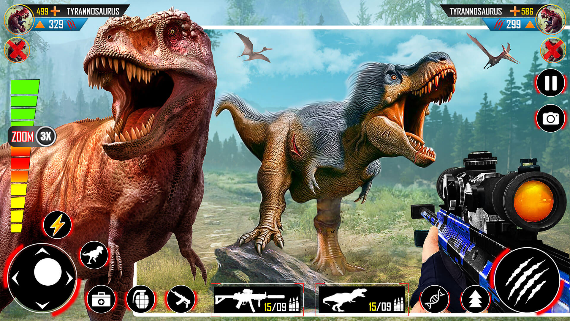 Dino Hunter 3D - Dinosaur safari Hunter Survival Games 2023 - App on ...
