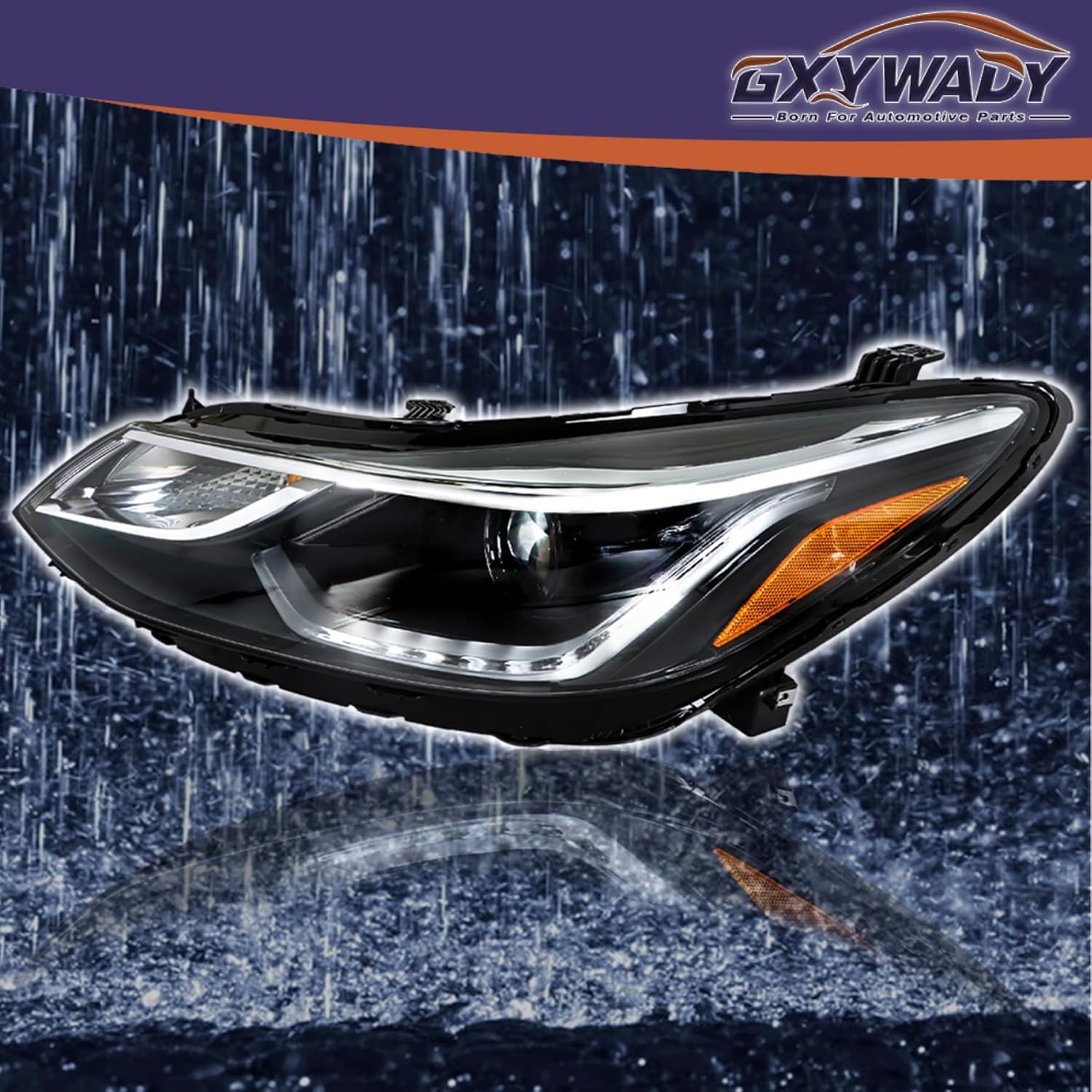 GXYWADY Driver Side Headlight Headlamp Assembly Left LH Replacement for Cruze 2016 2017 2018 2019 Replacement for GM2502429 84106694