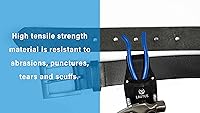 Vista 7 de Lautus Funda de alicates de nailon y soporte de martillo de lazo de acero resistente, portaherramientas negro