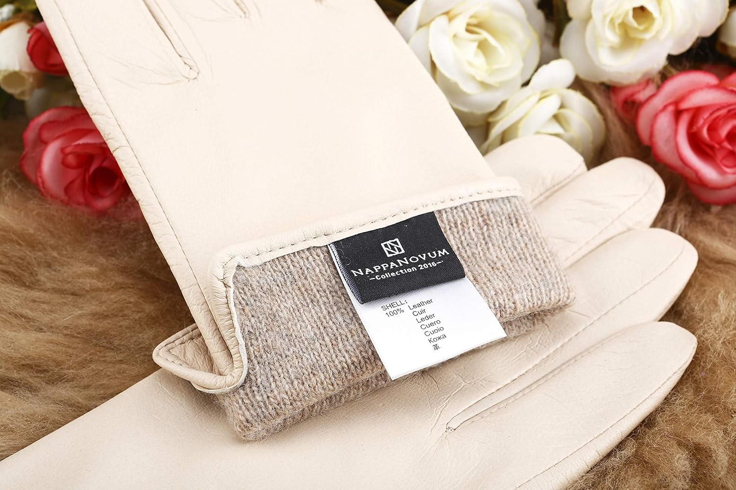 Women's Italian Leather Gloves Lambskin Winter Comfort Gloves (Touchscreen or Non-Touchscreen) - Image 3