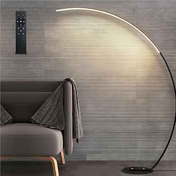 フロアランプ LED アーチ イエロー Amazon.co.jp : フロアスタンドライト LED 電球 アーム アーチ型