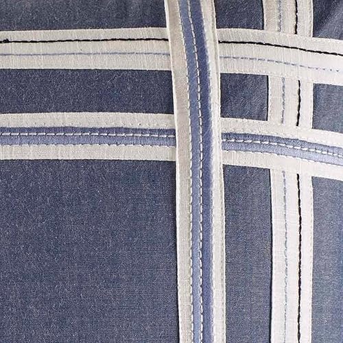 Miniatura 2 de Nautica Home  Fairwater Collection  100% algodón inspirado en el Mediterráneo, funda de edredón a juego, juego de cama de 2 piezas, individual, azul