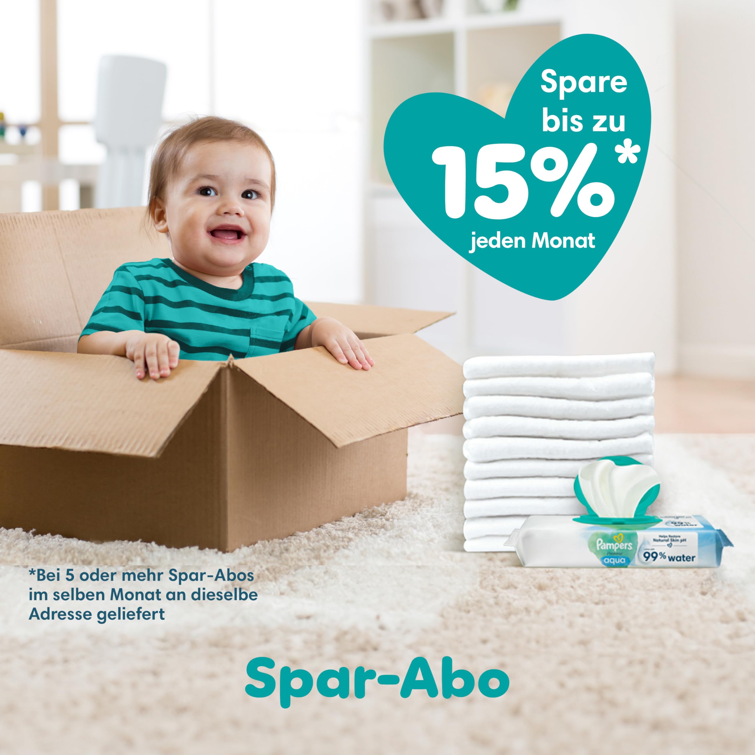 Pampers Harmonie New Baby Feuchttücher 24 Packungen mit jeweils 46 Feuchttüchern - 1104 Feuchttücher, die helfen, den natürlichen pH-Wert der Haut wiederherzustellen