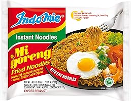 Indomie Mi Goreng Fried Instant Noodles, 80 g (Pack of 40)