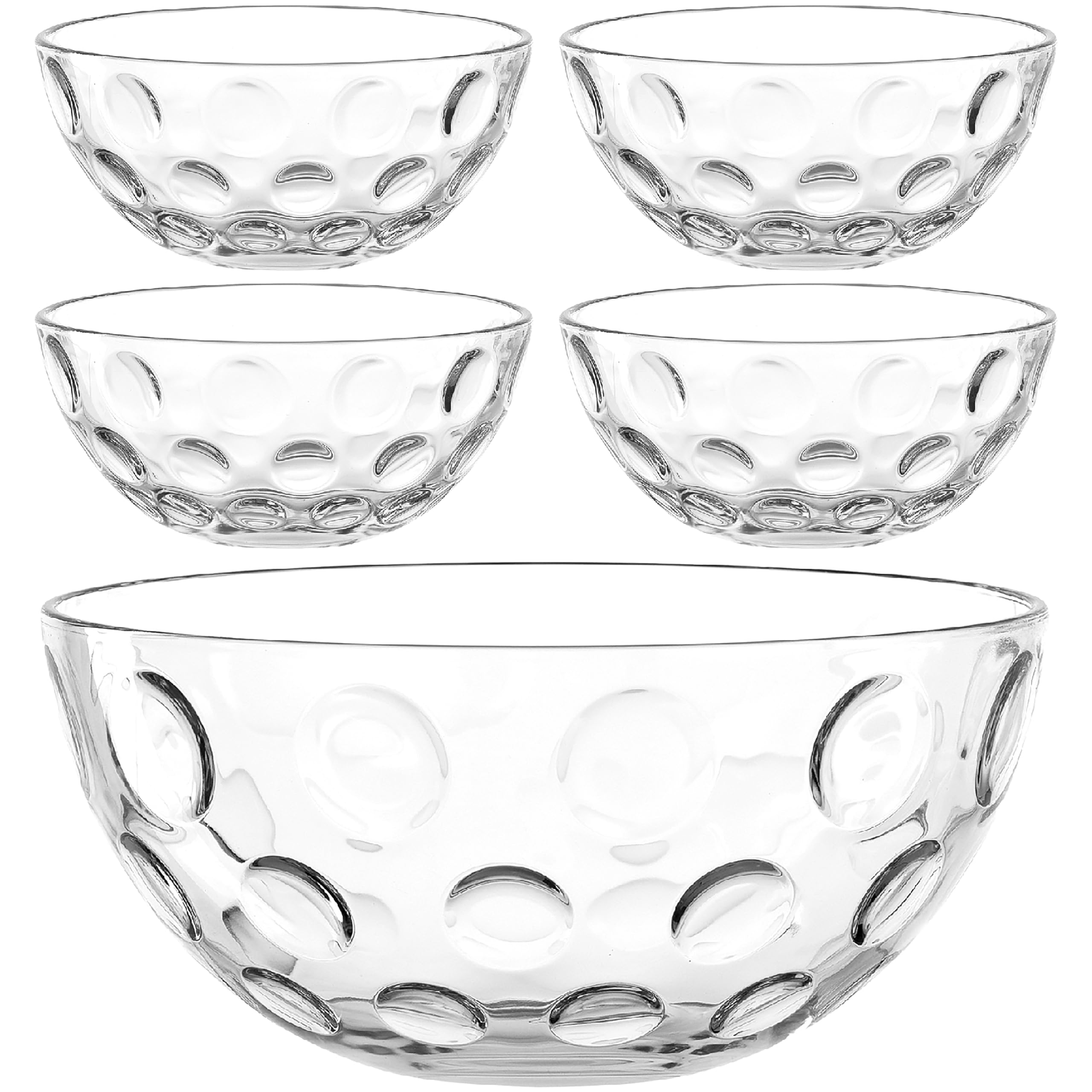 Bols en verre empilables Leonardo Cucina Optic : la solution gain de place pour vos placards