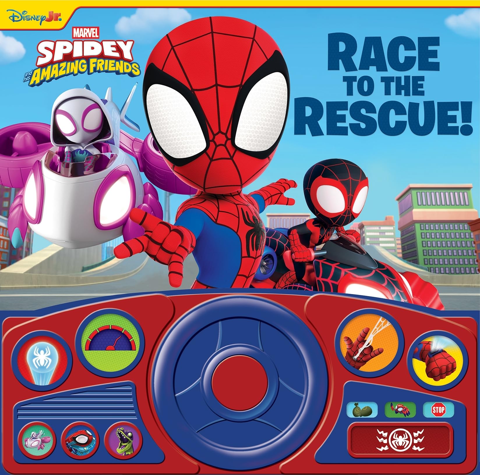 Disney Junior Marvel Spidey and His Amazing Friends: Race to the Rescue! Sound Book