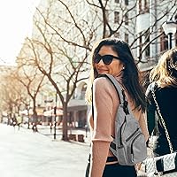 Vista 14 de Nupouch Mochila cruzada antirrobo, carga USB, mochila ligera para viajes, senderismo, todos los días