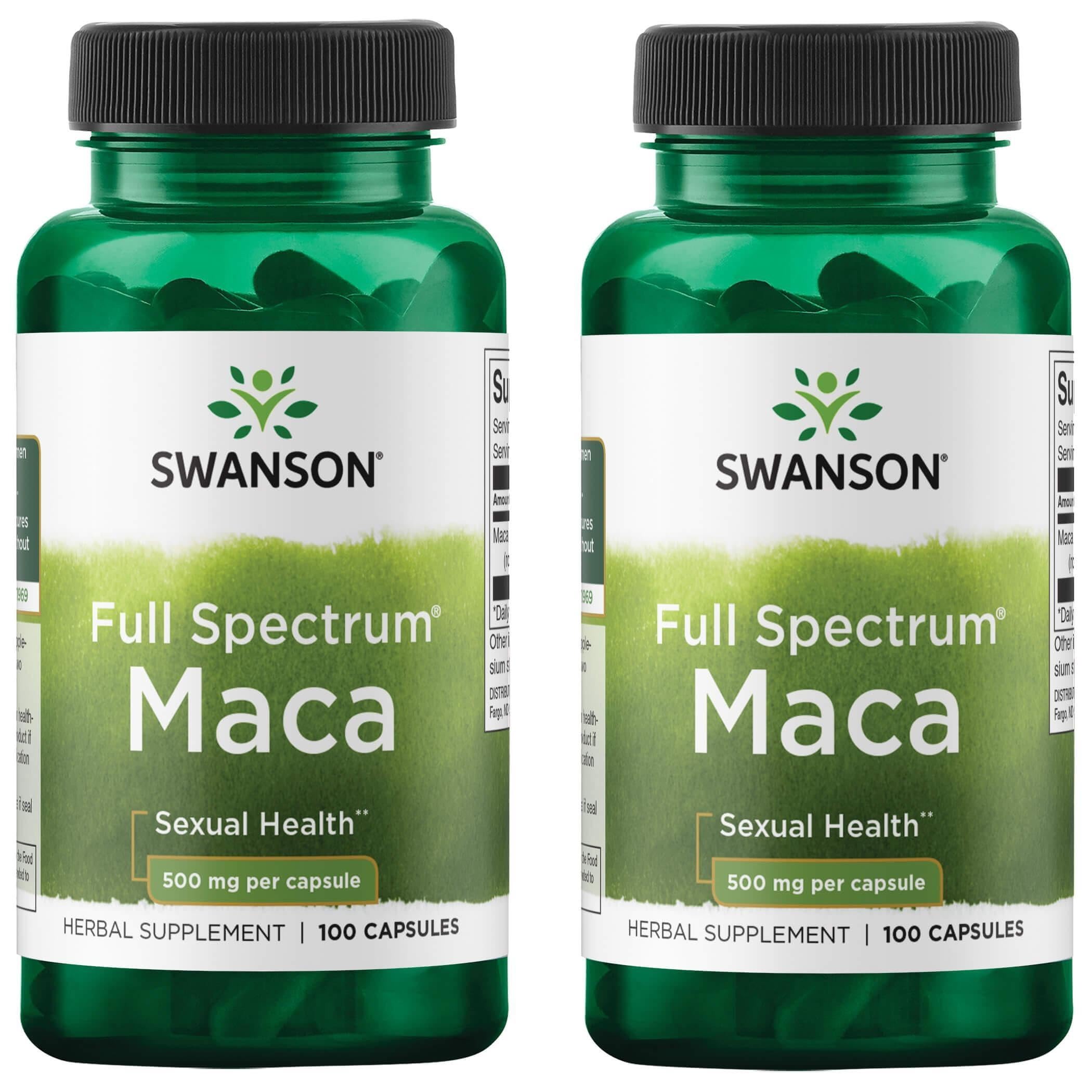 Swanson Maca Root 500mg: Energy, Stamina, and Hormone Balance (200 Capsules Total)