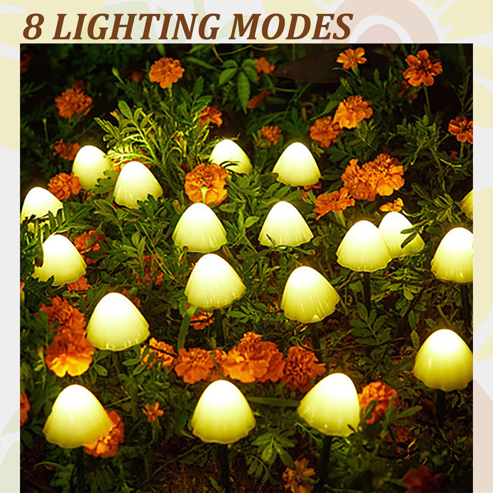 Ovker Catena Luminosa Esterno Solare, 11M 60 LED Luci Solari Giardino