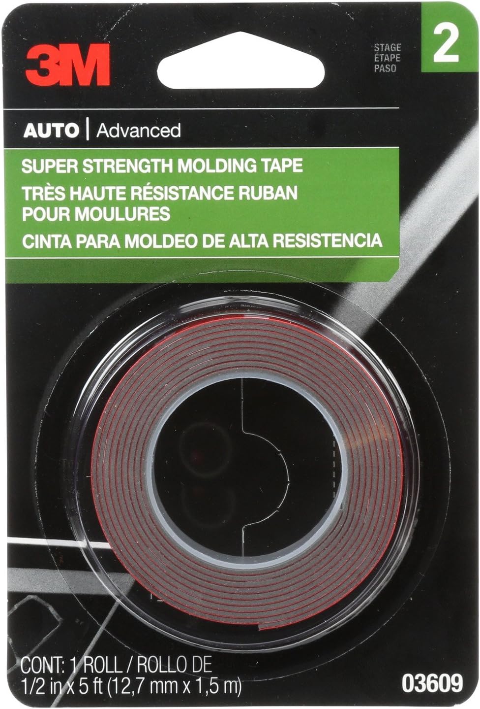 MOLDING Tape 1/2"" x 60""