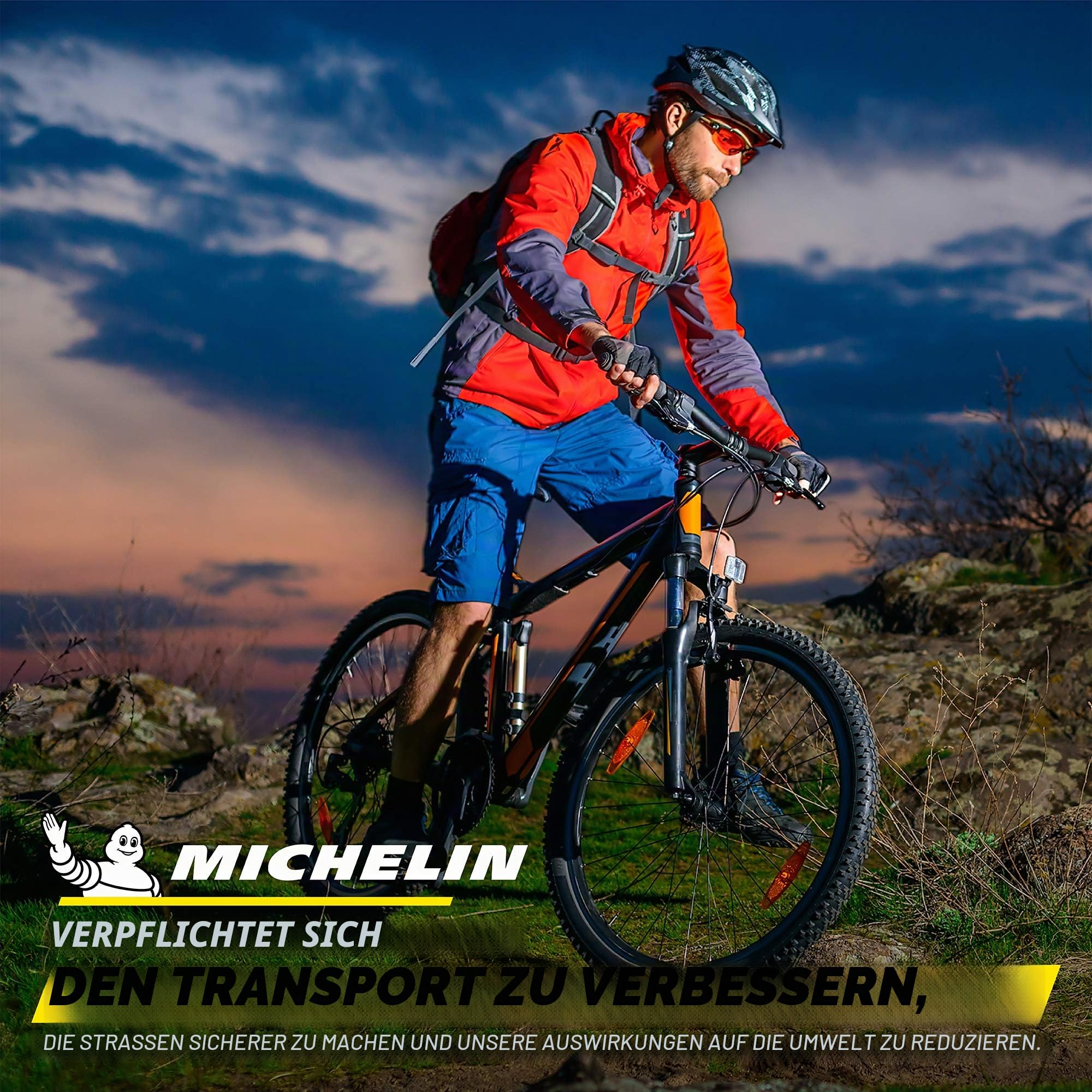 MICHELIN DH34, MTB Fahrradreifen, Schwarz