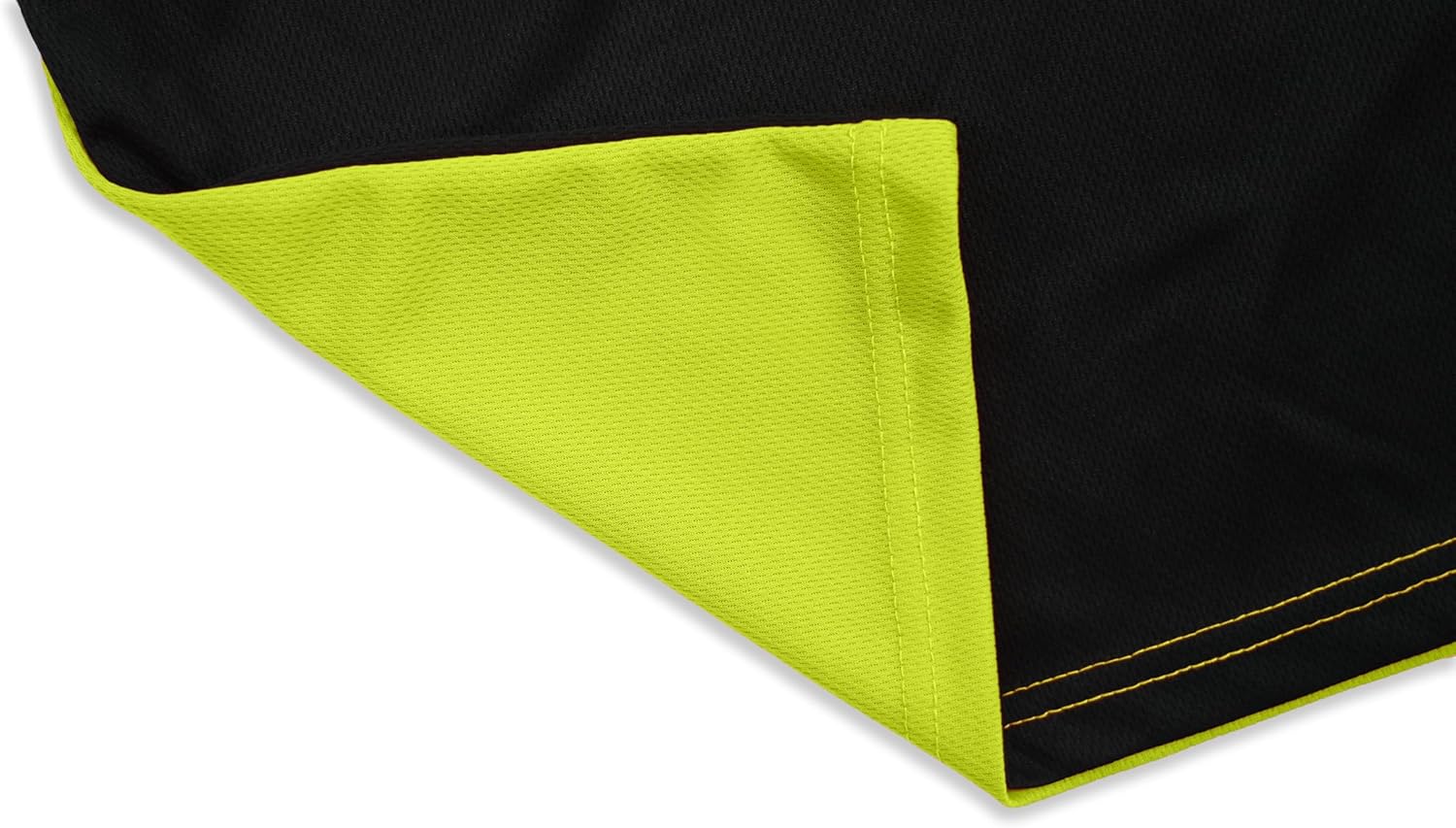 TanBridge Men's High Visibility Shirts Work Safety Reflective Shirts for Men Construction T-Shirt Long Sleeve Yellow 3 Packs - Image 7