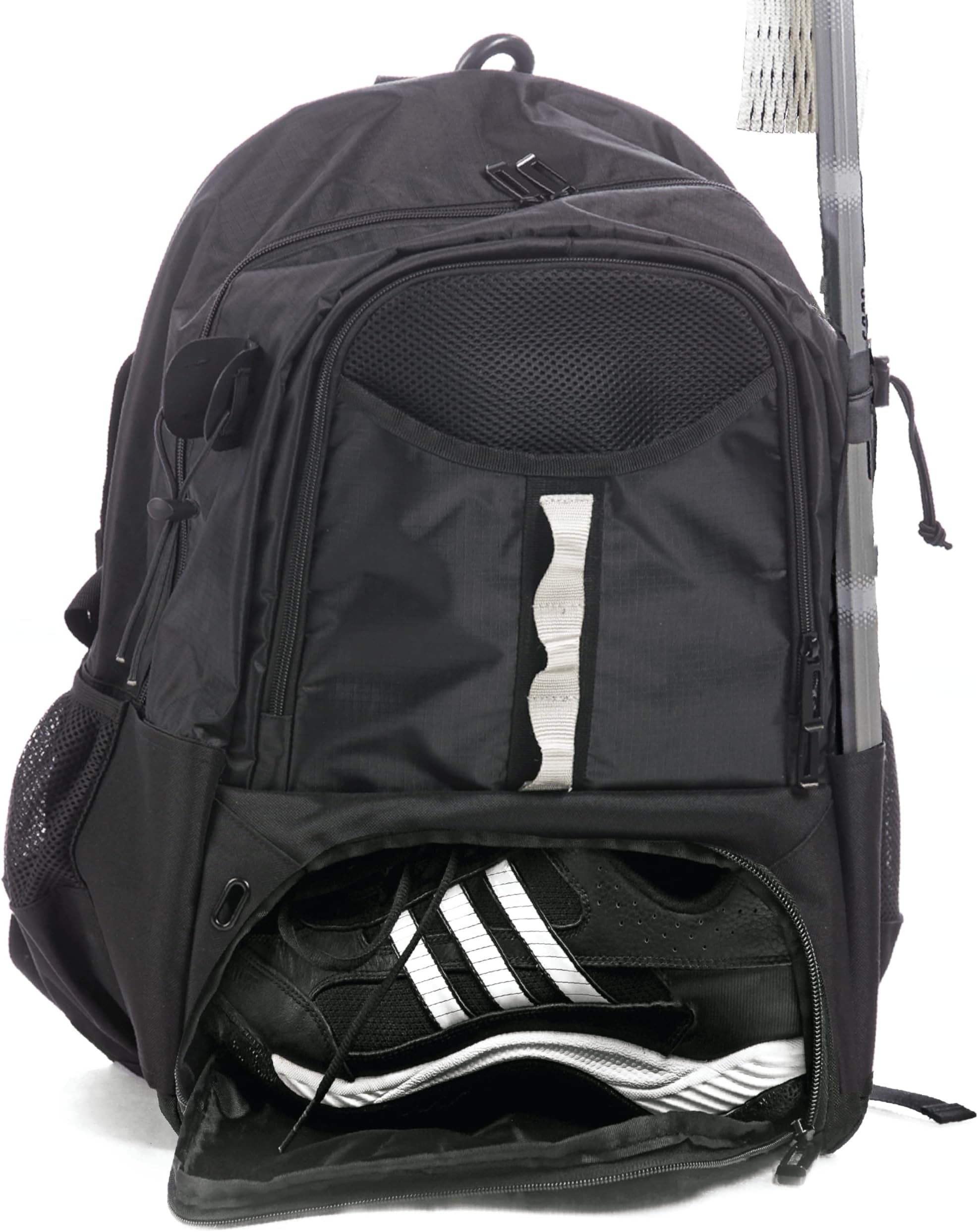 Athletico Lacrosse Backpack - Red, 19.5 x 14 x 10 Inches