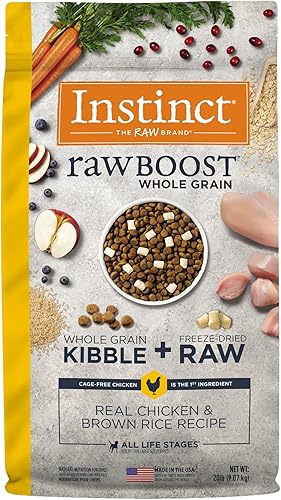 Miniatura 1 de Instinct Raw Boost Whole Grain Real Chicken  Brown Rice Recipe Natural Dry Dog Food by Natures Variety