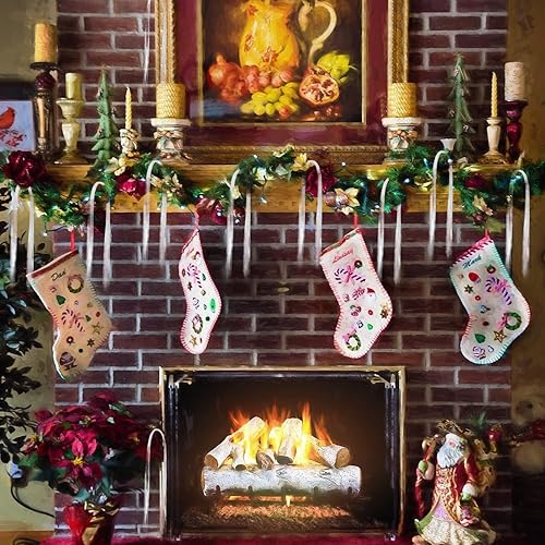 Miniatura 6 de Icicle Tinsel Garland Iridescent Tinsel Strands Foil Fringe Icicles for Chrismtas Tree Holiday Decoration Party Supplies (12000, Iridescent)