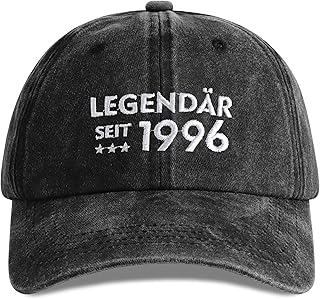 Jeasona Geburtstagsgeschenke Baseballkappe für Männer Legendär Cap Einheitsgröße
