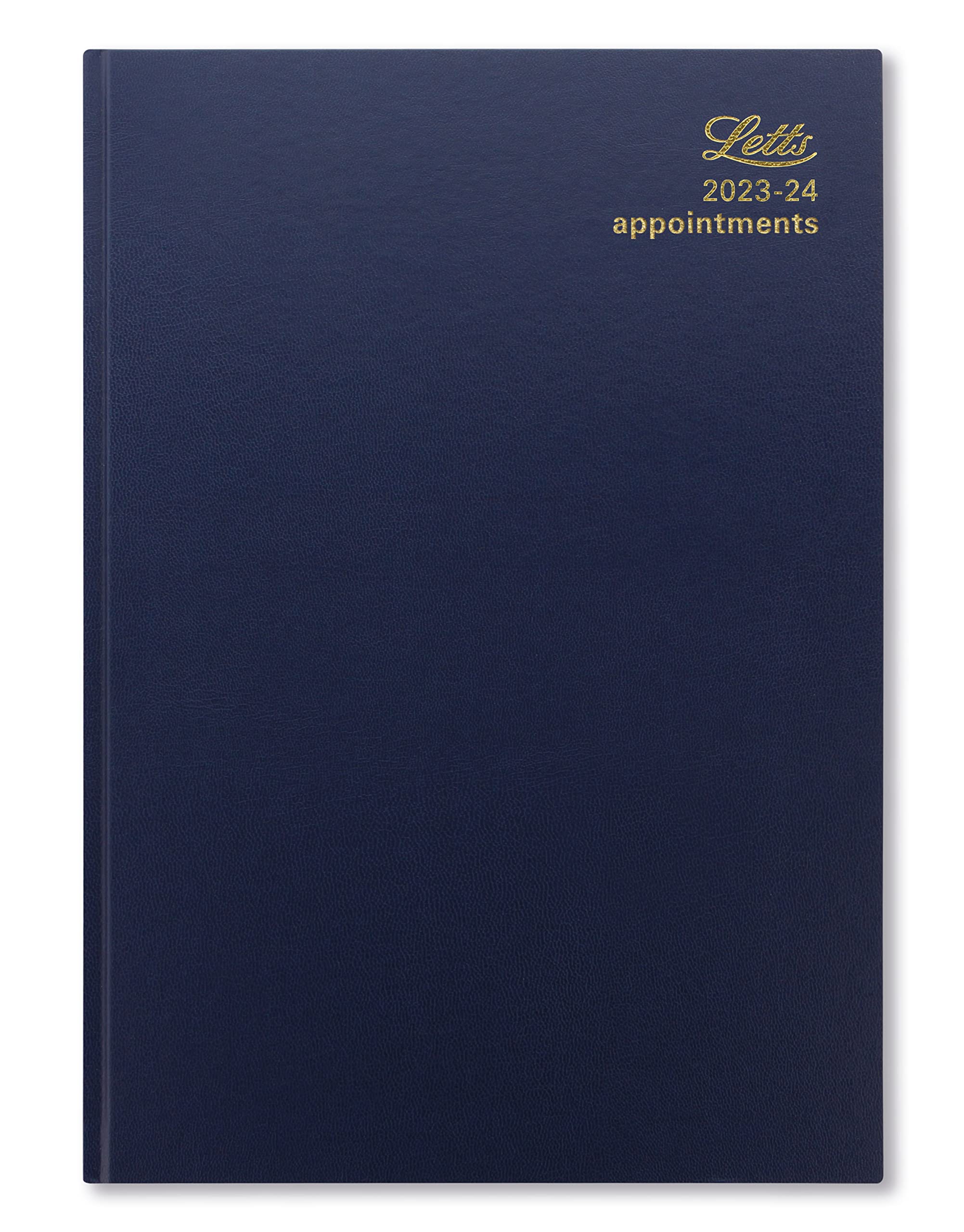 Letts Standard A4 academic 2023/2024 day to a page with appointments diary - blue