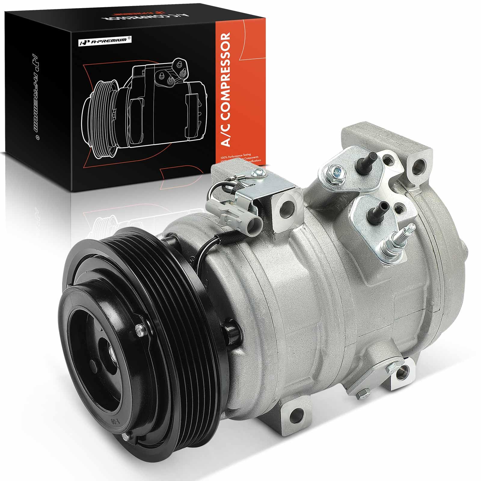A-Premium Air Conditioner AC Compressor with Clutch Compatible with Toyota Tundra 4.7L 2000-2006