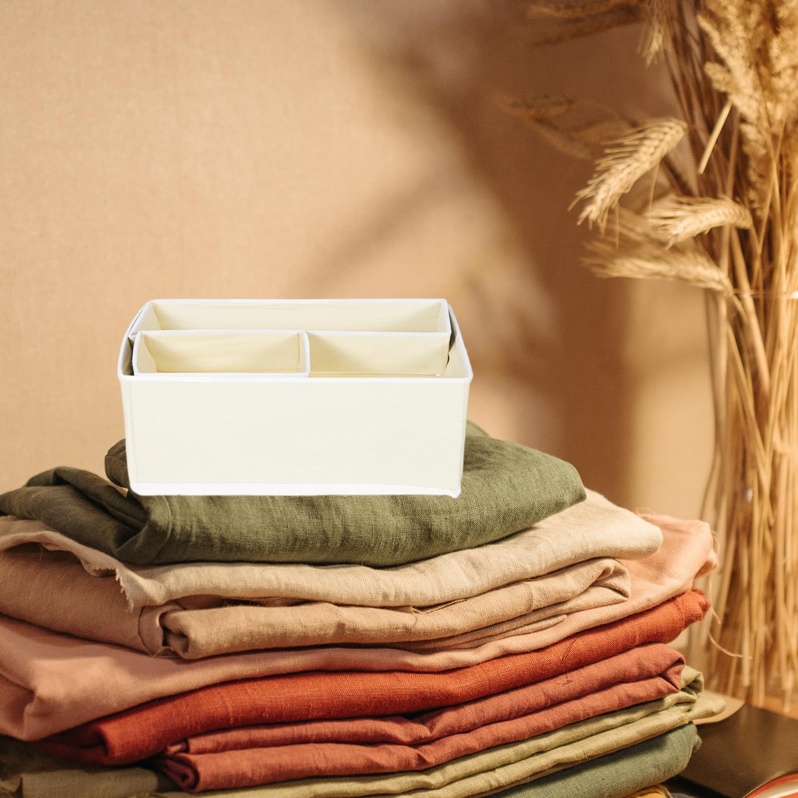 NUOBESTY Organizador de Cajones 12 Piezas Plegable para Ropa Interior