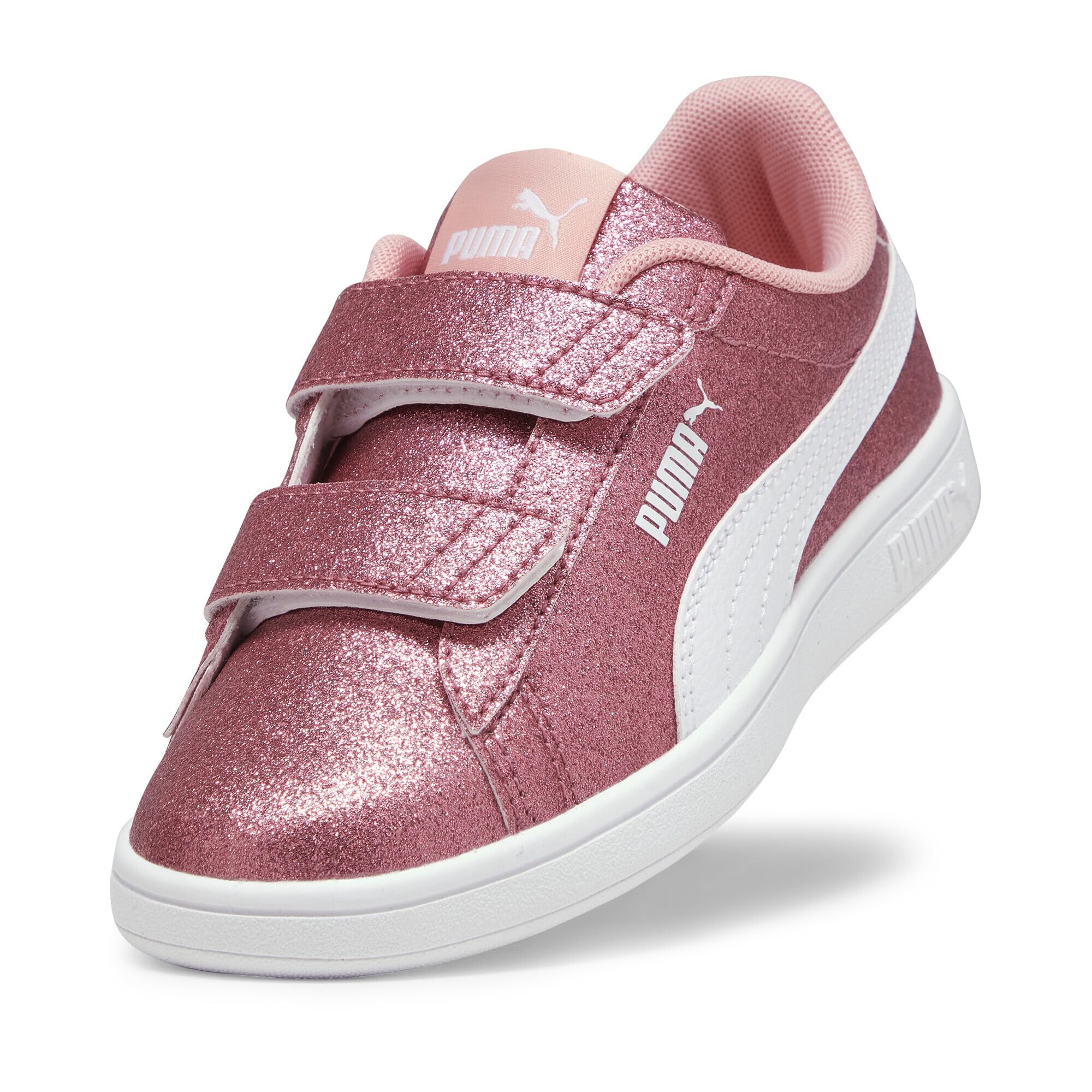 PUMA Smash 3.0 L Glitter Velcro V PS Scarpe da ginnasticaDonna