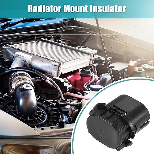 Miniatura 3 de X AUTOHAUX 2 piezas de montaje del radiador Aislador Tanque de montaje para Mercedes-Benz ML63 AMG 2007-2014 para Mercedes-Benz ML550 2008-2014 para