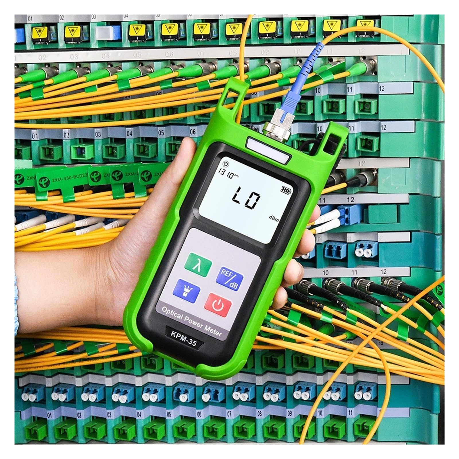Compteur de puissance optique KPM-35, testeur de câble de fibre FTTH et Source de lumière optique monomode KLS-35 1310/1550nm(KPM35C with KLS-35)